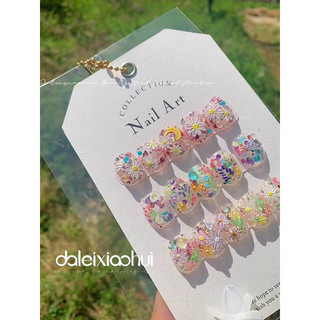 Sticker nail hoa 5D dán móng