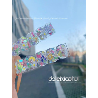 Sticker nail hoa 5D dán móng