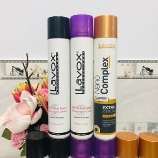 Keo Xịt Tóc Giữ Nếp Cứng và Mềm LAVOX 420ml (chính hãng)