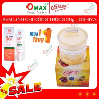 KEM OSHIYA ĐÔNG TRÙNG HẠ THẢO - COLLAGEN - LINH CHI 20G ( XOÁ VÀ NGĂN NGỪA NÁM  - TÀN NHANG - ĐỒI MỒI )