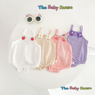 Bodysuit Cho Bé 💛 𝐅𝐑𝐄𝐄𝐒𝐇𝐈𝐏💛 Bộ Quần Áo Trẻ Em Cotton Hai Dây Thoải Mái Dễ Thương Cho Bé Baby House