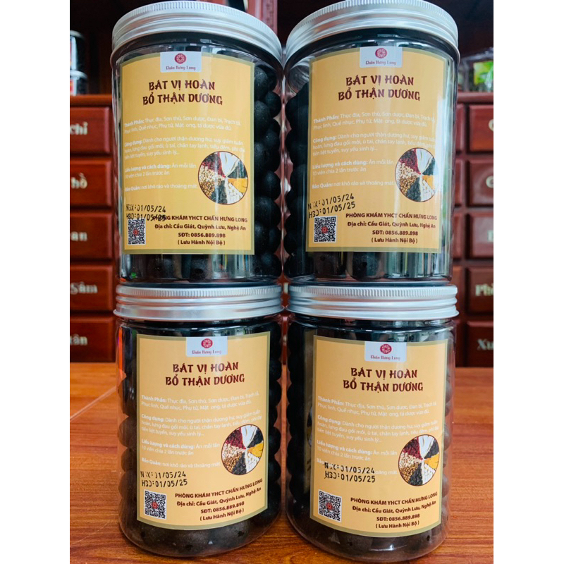 Bát Vị Hoàn lọ 500g - Đông Y Chấn Hưng Long