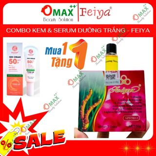 Combo KEM FEIYA ĐÔNG TRÙNG HẠ THẢO & SERUM WHITENING FEIYA ( ĐÀI LOAN ) TÁI TẠO TẾ BÀO DA 50G