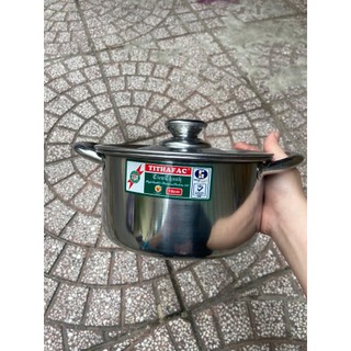 Nồi inox Tithafac sử dụng được bếp từ đủ size (16-32cm), nồi inox cao cấp - dụng cụ nhà bếp