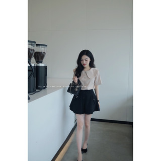 Áo be tiêu cổ lá C'est lavie