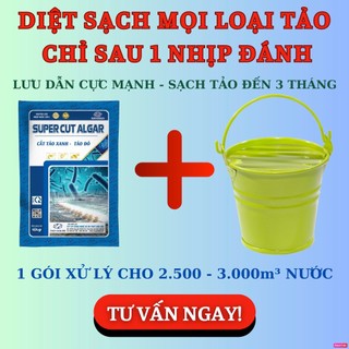 Super cut algar men vi sinh loại bỏ tảo, làm sạch nước giúp tôm, cá luôn khoẻ mạnh