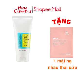 Sữa Rửa Mặt Giảm Mụn, Sáng Da Cosrx Low pH Good Morning Gel Cleanser 150ml
