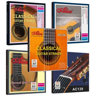Dây Đàn Guitar Classic Alice AC158, AC139, AC136, AC136BK, AC130, AC106, AC107, AC107BK (1 Bộ-6 dây)