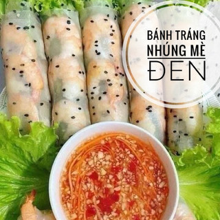 500g bánh tráng nhúng mè đen