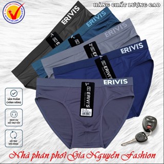 (MSP 227) Set 5 quần lót nam Erivis Việt Nam, chất liệu thun lạnh 4 chiều - Hàng chất lượng cao