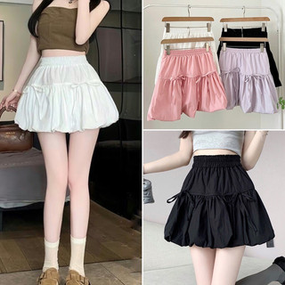 Chân Váy Xoè Nữ Dáng Bí Ngô ,Chân Váy Xoè Tiểu Thư Cách Điệu Dáng Ngắn 2 lớp Cạp Chun Chất Gió Lạnh JUDIE.Closet