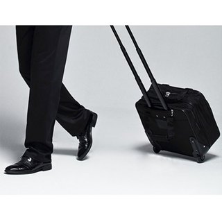  Vali kéo ngang 2 bánh xe có ngăn đựng laptop công tác 1-2 ngày size 17 chất liệu vải TSP015 