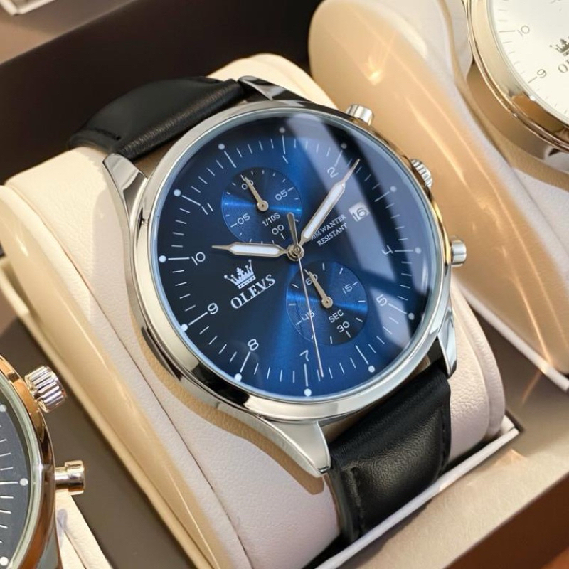 Đồng Hồ Nam OLEVS 2880, Dạ quang, Chống thấm nước