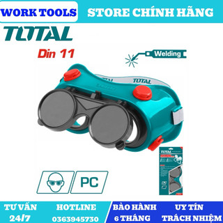 Total kính hàn 2 lớp trắng đen tsp303