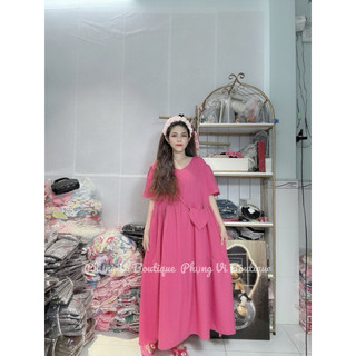 Đầm Xòe Tầng Cưng Nhe ( Kèm Túi Trái Tim Shop tự chế cùng màu đầm ạ )