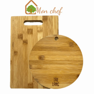 Thớt gỗ tre cao cấp kháng khuẩn không mùn làm từ tre tự nhiên (ảnh thật)