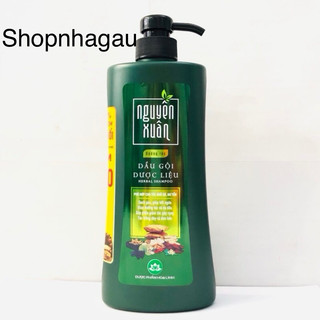  { CHAI LỚN  } dầu gội Nguyên Xuân giúp Dưỡng tóc 450ml + 50ml thể tích   chai màu xanh lá   