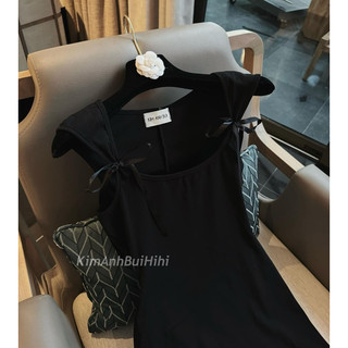 Váy body nơ Kim Anh Bùi [ sẵn ship ]