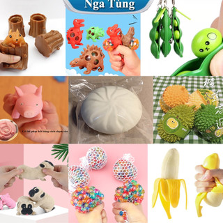 Đồ Chơi Giảm Stress, Bánh Bao Đồ Chơi Xả Stress Co Giãn Hot Tiktok, đồ chơi giải nén