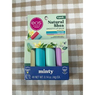 [AUTH-MỸ] Son dưỡng môi EOS 100% Natural Organic Pack 4 cây