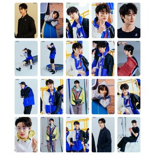 Lomo card 40 ảnh bo góc byeon woo seok - mgz 3