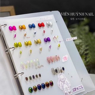 Sổ album đựng mẫu móng - trưng bày nail
