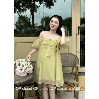 Váy tơ pha lưới siêu xinh QP