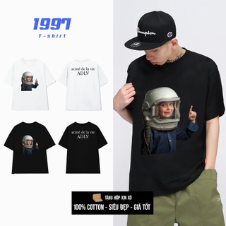 Áo thun ADLV phi hành gia 100% cotton 2 chiều áo thun em bé dễ thương áo thun basic ADLV005