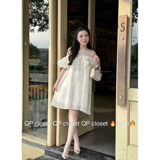 Váy tơ pha lưới siêu xinh QP