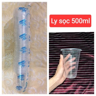 Ly sọc 500 ml kèm nắp - lốc 50 cái