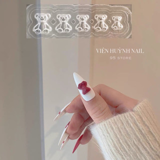 Khuôn gấu bearbrink , khuôn nail silicon , khuôn làm charm nail