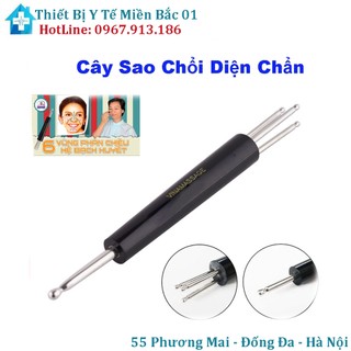 Dụng cụ diện chẩn dò ba chấu, cây sao chổi