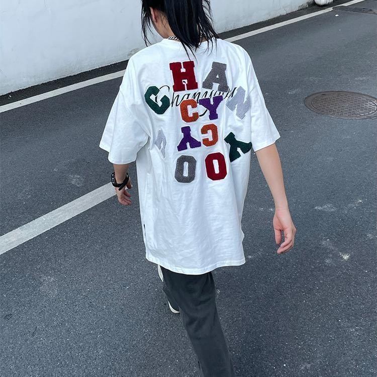 Áo thun thêu chữ Judas Shop chất liệu Cotton unisex