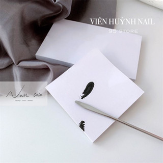 Bìa giấy pha màu sơn , đựng gel nặn không bị bết dính - túi 50 tờ 7.5x7.5cm