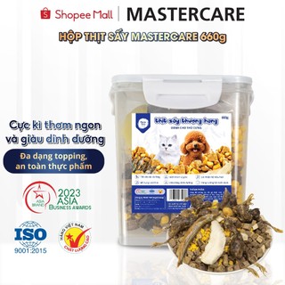 Thức Ăn Sấy Khô MASTERCARE For Pet Thịt Sấy Mix NhIều Loại Mang Hương Vị Cực Thơm Ngon Giàu Dinh Dưỡng 660g