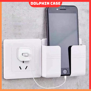 Giá để điện thoại, điều khiển tivi, điều hòa,… dán tường siêu chắc – kệ nhựa để đồ dán tường