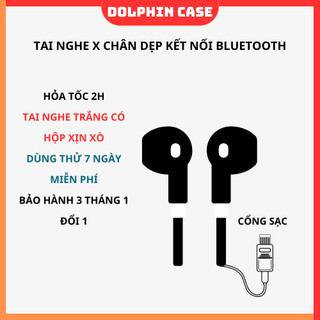 Tai Nghe Chân Dẹp Kết Nối Bluetooth Nghe Gọi Đầy Đủ Nghe Nhạc Bass Hay