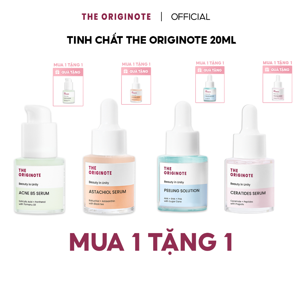 [Mua 1 Tặng 1] Tinh Chất Serum The Originote Hỗ Trợ Giảm Mụn Và Làm Dịu Da Với 2.5% Salicylic 20Ml