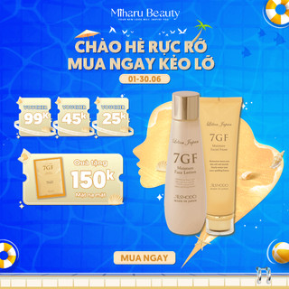 Làm sạch, cân bằng da, cấp ẩm sâu và trẻ hóa - 7GF Facial Foam, Face Lotion