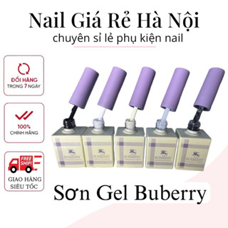 Sơn Gel Buberry Màu Trắng - Đen - Trắng Ngà -Trắng Gạo chai 15ml