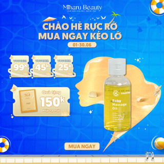 Dầu massage dưỡng ẩm cho bé - Massage Baby Oil 50ml - 200ml