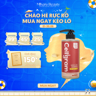 Dầu gội phục hồi chuyên sâu dành cho tóc hư tổn gãy rụng - Celligram Damage Clinic Shampoo 500ml - 1000ml