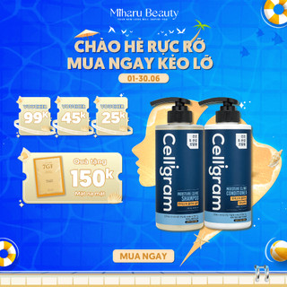Bộ Đôi Gội Xả Celligram Dưỡng Tóc Bóng Mượt Dành Cho Tóc Khô xơ Chẻ Ngọn 500ml - 1000ml