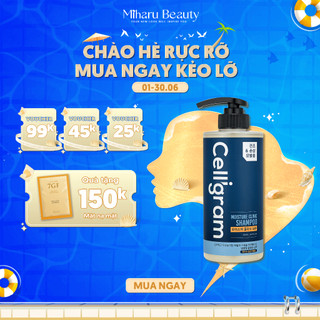 Dầu gội dưỡng tóc bóng mượt dành cho tóc khô xơ - Celligram Moisture Clinic Shampoo 500ml - 1000ml