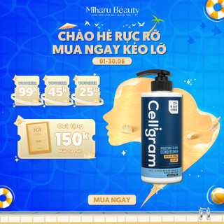 Dầu xả dưỡng tóc bóng mượt dành cho tóc khô xơ - Celligram Moisture Clinic Conditioner 500ml - 1000ml