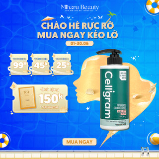 Dầu xả sạch dầu mát lạnh dành cho tóc dầu bết dính - Celligram Fresh Clinic Conditioner 500ml - 1000ml