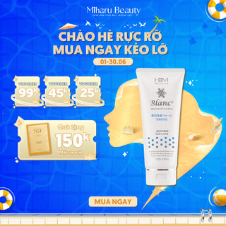 Sữa rửa mặt dưỡng trắng da, mờ thâm nám, tàn nhang - Blanc2 Medicated Face Wash 130g