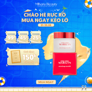 Kem dưỡng lên men Sake Nhật Bản bảo vệ cấu trúc da - Motemote Marilyn Extracharge Morelift Cream 50g