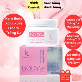 Kem Body x6 Linh kool Chính Hãng , Kem Body Trắng Da Dưỡng Trắng Nâng Tone Chuyên Sâu,Dưỡng Ẩm,Chống Nắng Da Hiệu Quả