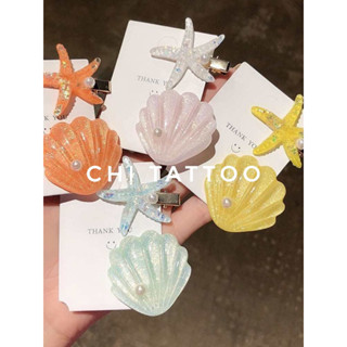 kẹp tóc sao biển 8 mầu như ảnh cuối